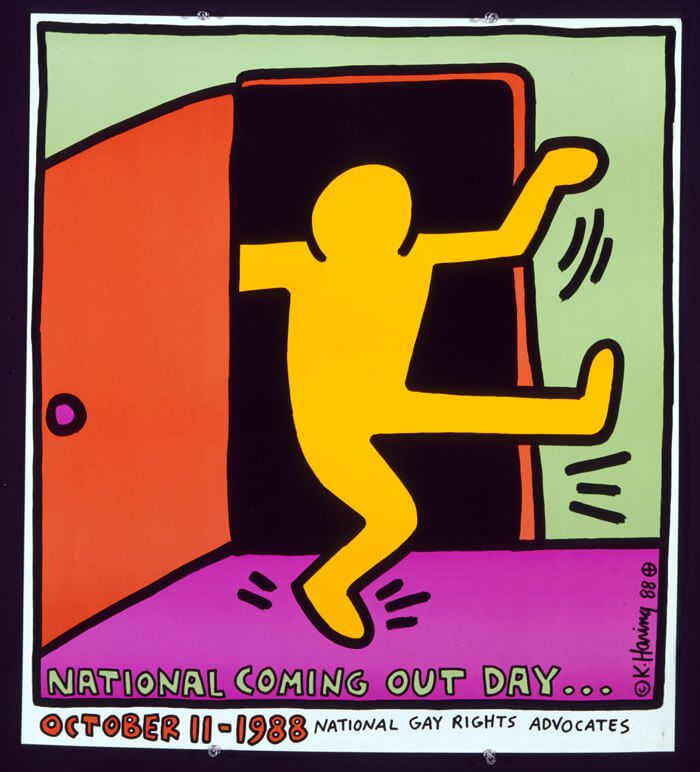 Keith Haring, National Coming Out Day