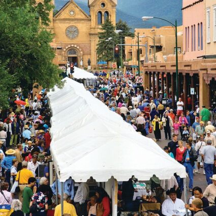 Santa Fe Indian Market, one of many landmark annual events forced to adapt to a virtual-only format due to the COVID-19 pandemic. Photo courtesy SWAIA.