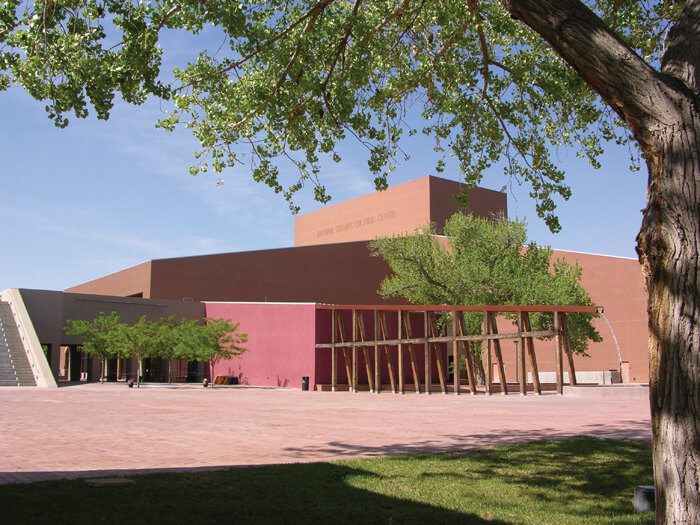 Exterior of architecture on the National Hispanic Cultural Center campus