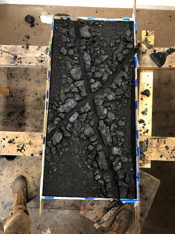 Coal artwork 