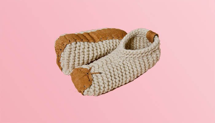 Chilote Slippers available at Folklore Santa Fe