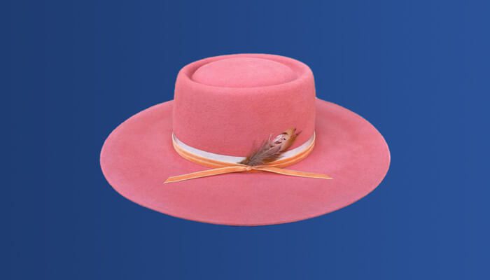 Hand-crafted Santa Fe Hat by Ramblin' Rose