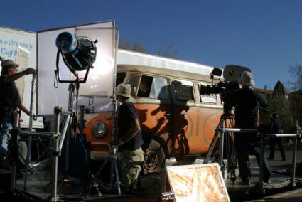 New Mexico film crew on set