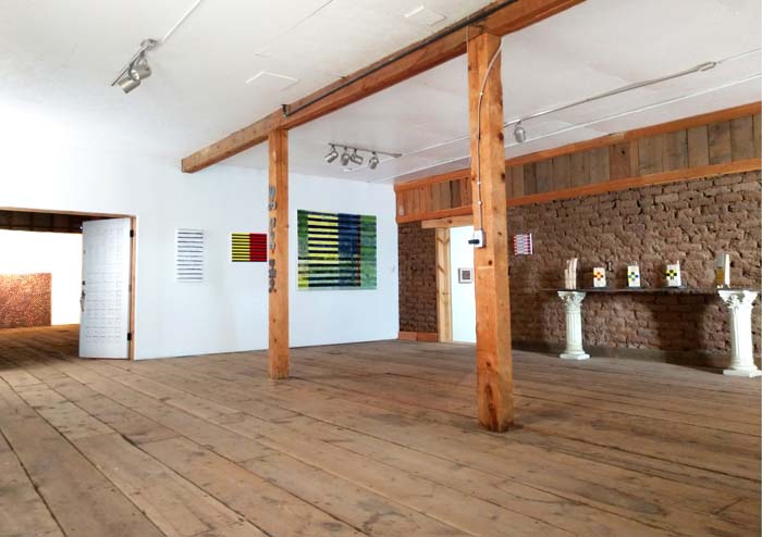 Warehouse 1-10, installation view of an exhibition by artist Thomas Cates. 