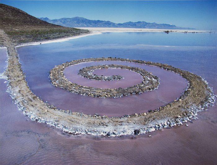 Spiral Jetty aerial photograph