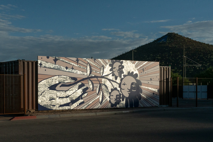 A mural by Yu Yu Shiratori in Tucson