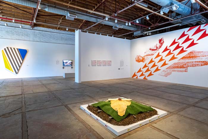 <i>Self-Determined: A Contemporary Survey of Native and Indigenous Artists</i>, 2022, installation view, Center for Contemporary Arts, Santa Fe. 