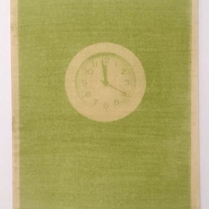 Meggan Gould, Doomsday Clock (kale), 2022