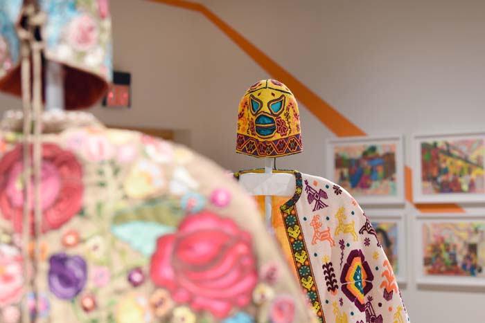 Lucha Libre masks and costumes exhibited at ASU Art Museum