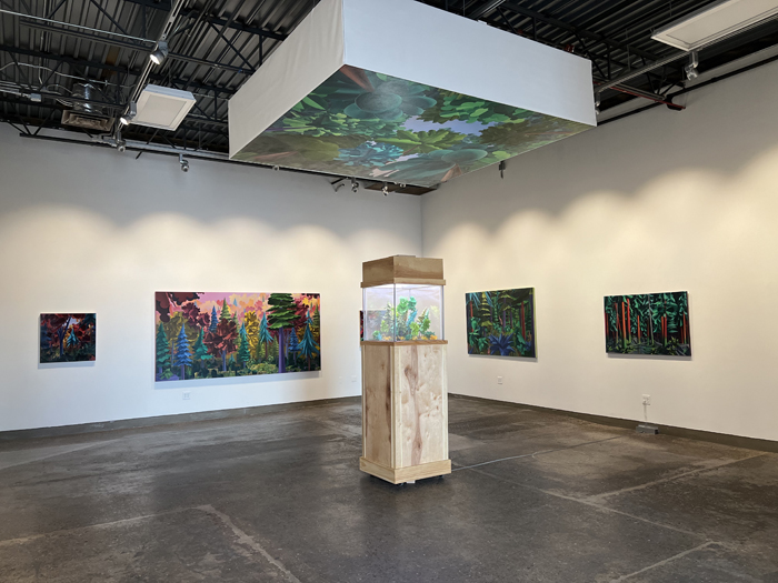 Art Detour featured Luke Watson's exhibition Clearcut at ASU Step Gallery