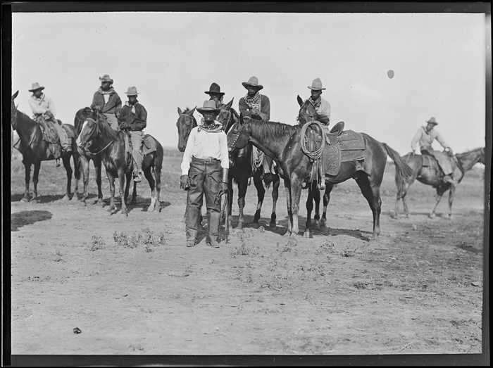 Outriders exhibition includes Erwin E. Smith's African-American Cowboys with Their Mounts Saddled Up...
