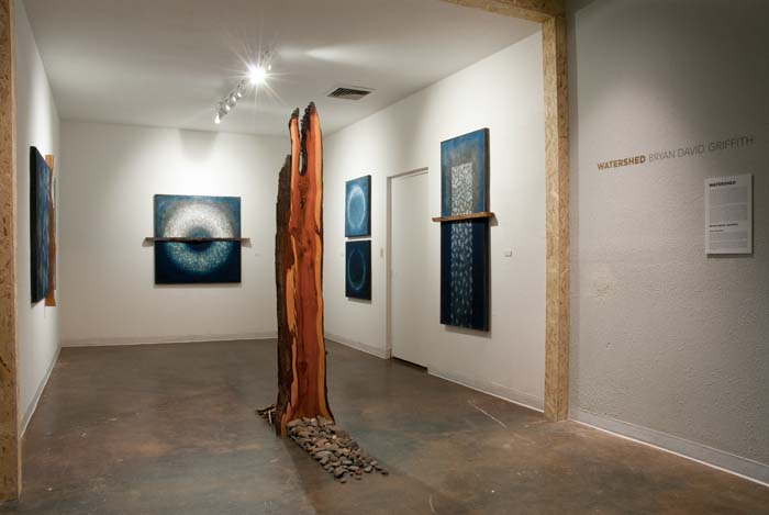 Installation view of exhibition by Bryan David Griffith at the Coconino Center for the Arts, Flagstaff, AZ.