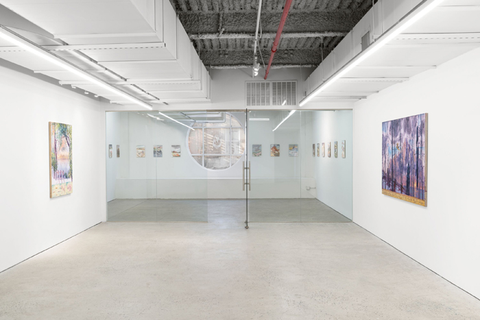 Will Bruno installation view of artworks at Europa