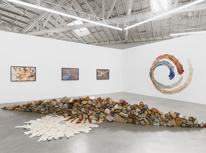 Brie Ruais, Spiraling Open and Closed Like an Aperture, installation view