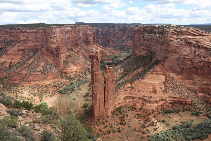 Horizons: Weaving Between the Lines with Diné Textiles, Rapheal Begay, Spider Rock (Tséyi’ - Canyon de Chelly, AZ)
