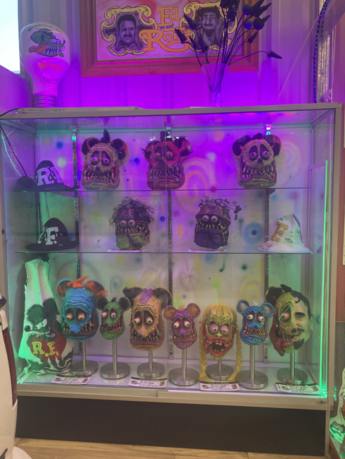 Rat Fink Museum monster mask collection