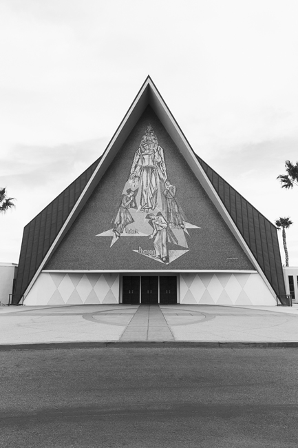 Janna Ireland, Paul Revere Williams’ Guardian Angel Cathedral, Las Vegas, Nevada, 1963