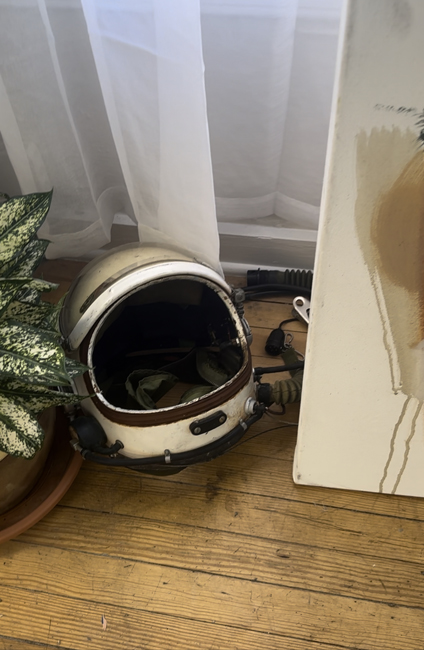 George Alexander astronaut helmet