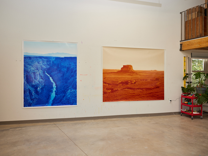 David Benjamin Sherry's photos of the Rio Grande Gorge and a desert butte