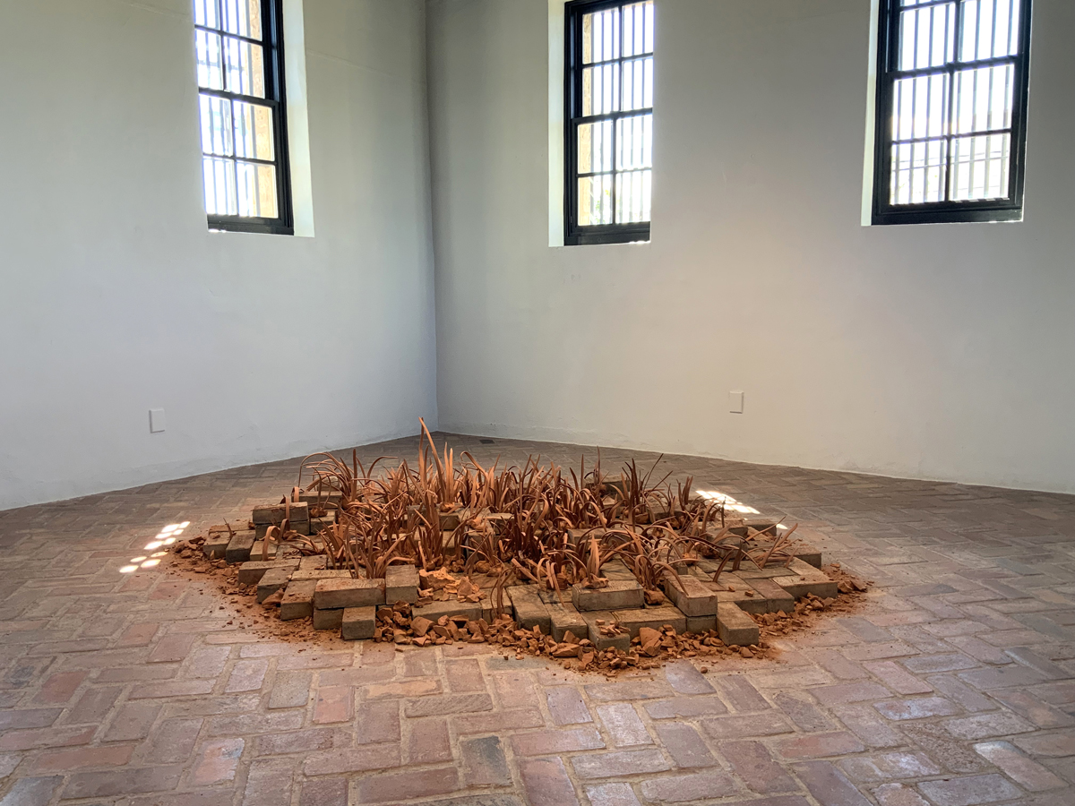 Karla Garcia, When the Grass Stands Still, 2023, installation view, The Old Jail Art Center,