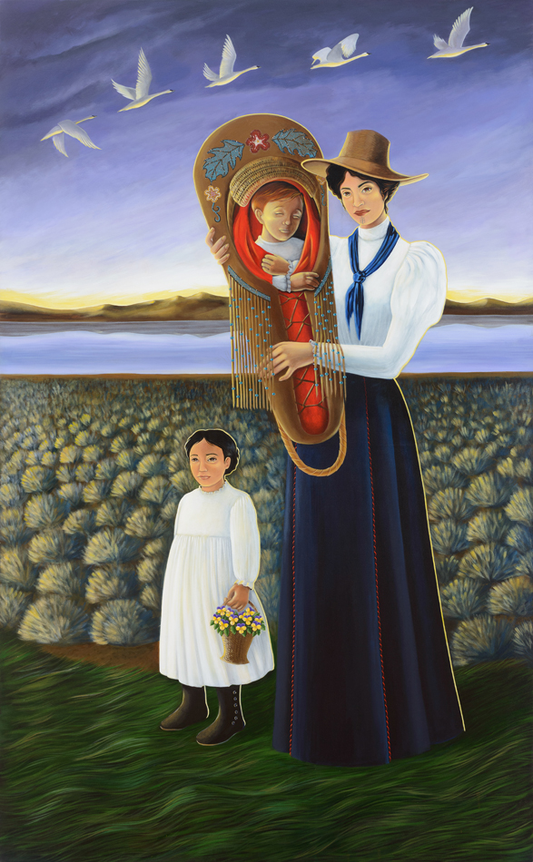 Judith Lowry, Edna at Honey Lake, acrylic on canvas, a Nevada Museum of Art donation