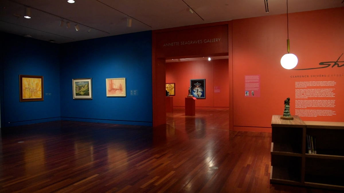 Installation view of Clarence Shivers: Experimenting with Form at Colorado Springs Fine Arts Center at Colorado College