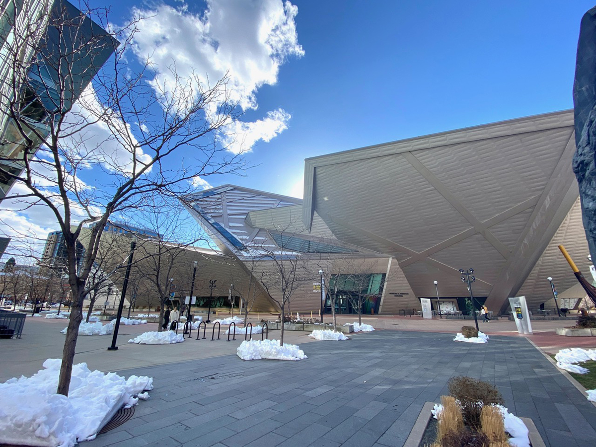 An exterior shot of Denver Art Museum, where a Denver Art Museum union has formed