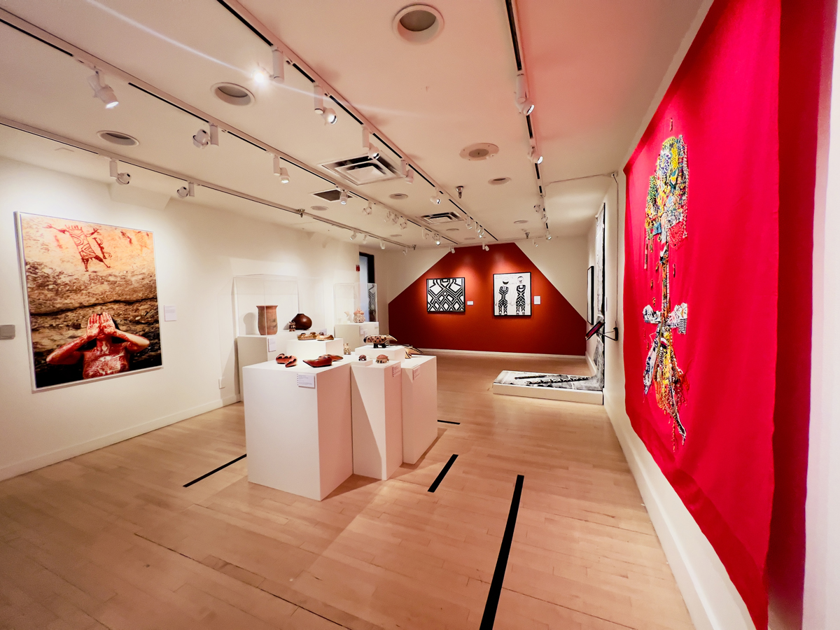 Exhibition photo of Womb of the Earth: Cosmovision of the Rainforest at MoCNA