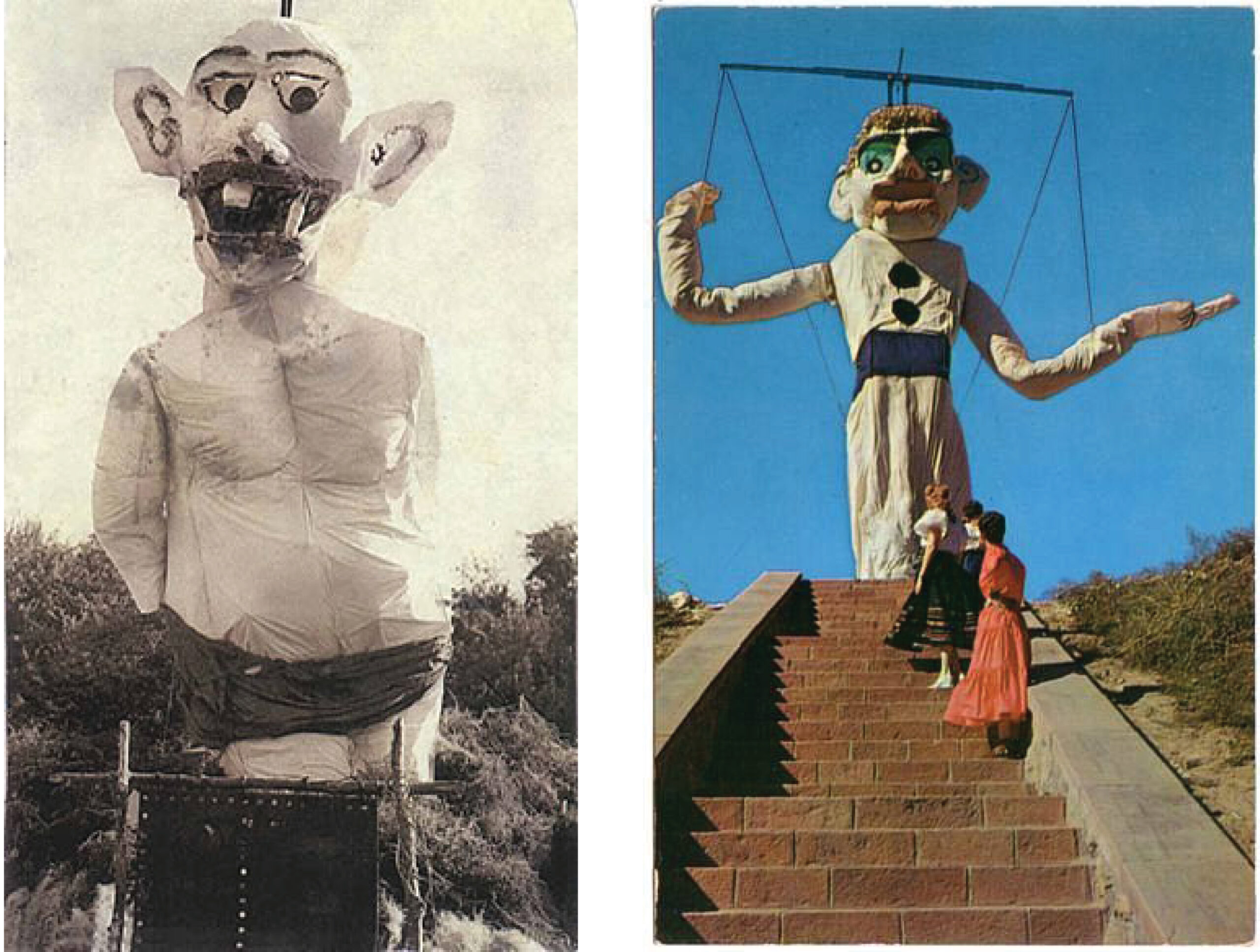 Zozobra 1926 and 1949.