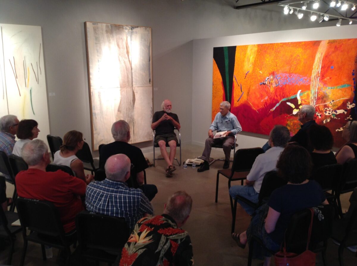 A talk with curator William Peterson during the July 2016 Artspace show at Exhibit/208