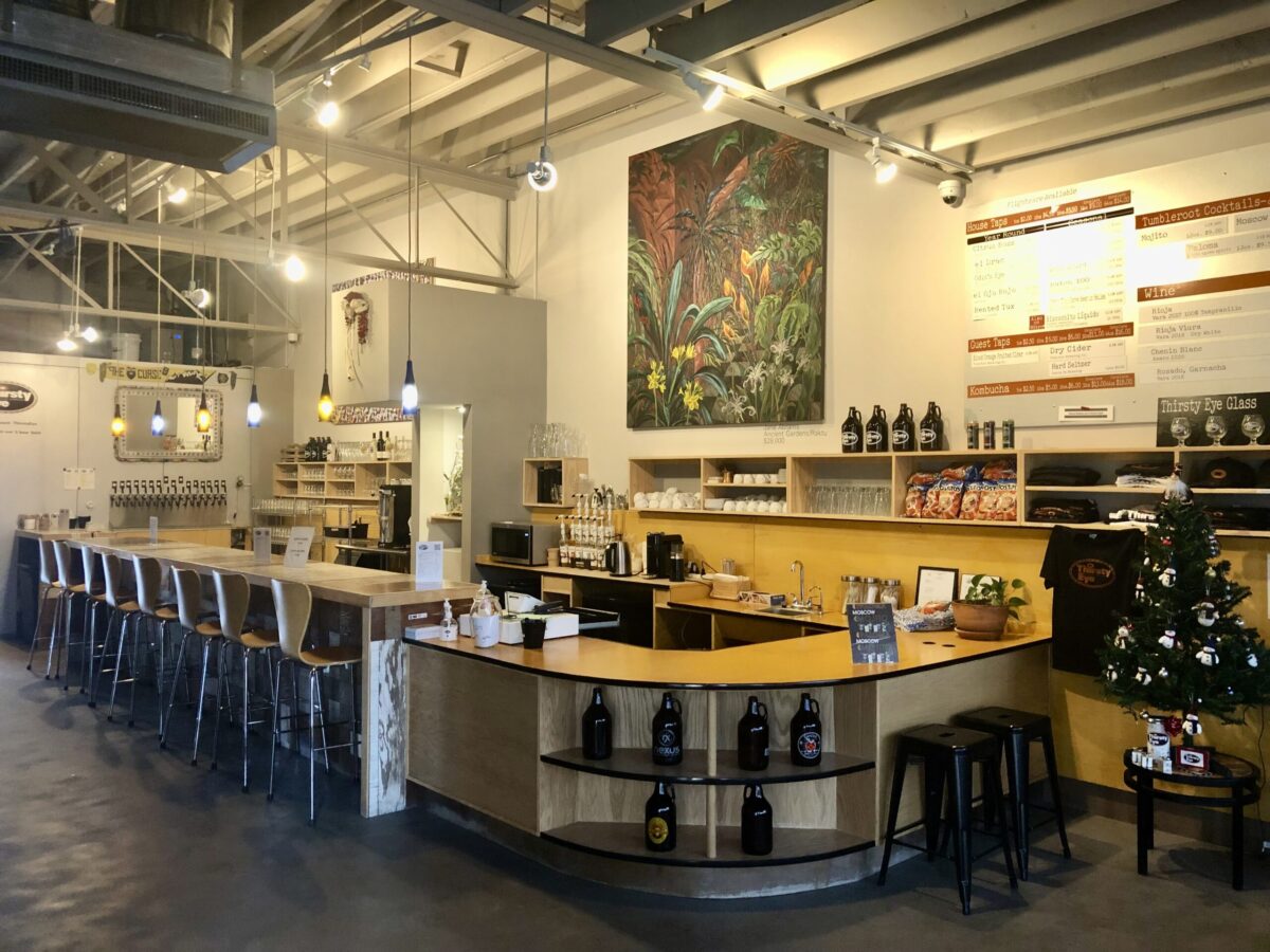 Thirsty Eye Brewing Co featuring a painting by Jane Abrams
