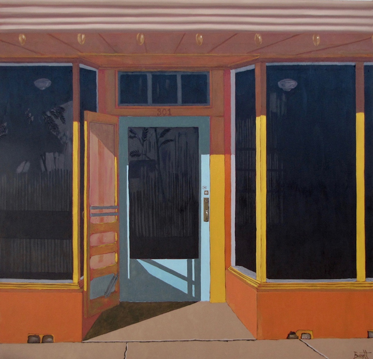 Dave Barnett's work titled 301 Main Street at RioBravoFineArt