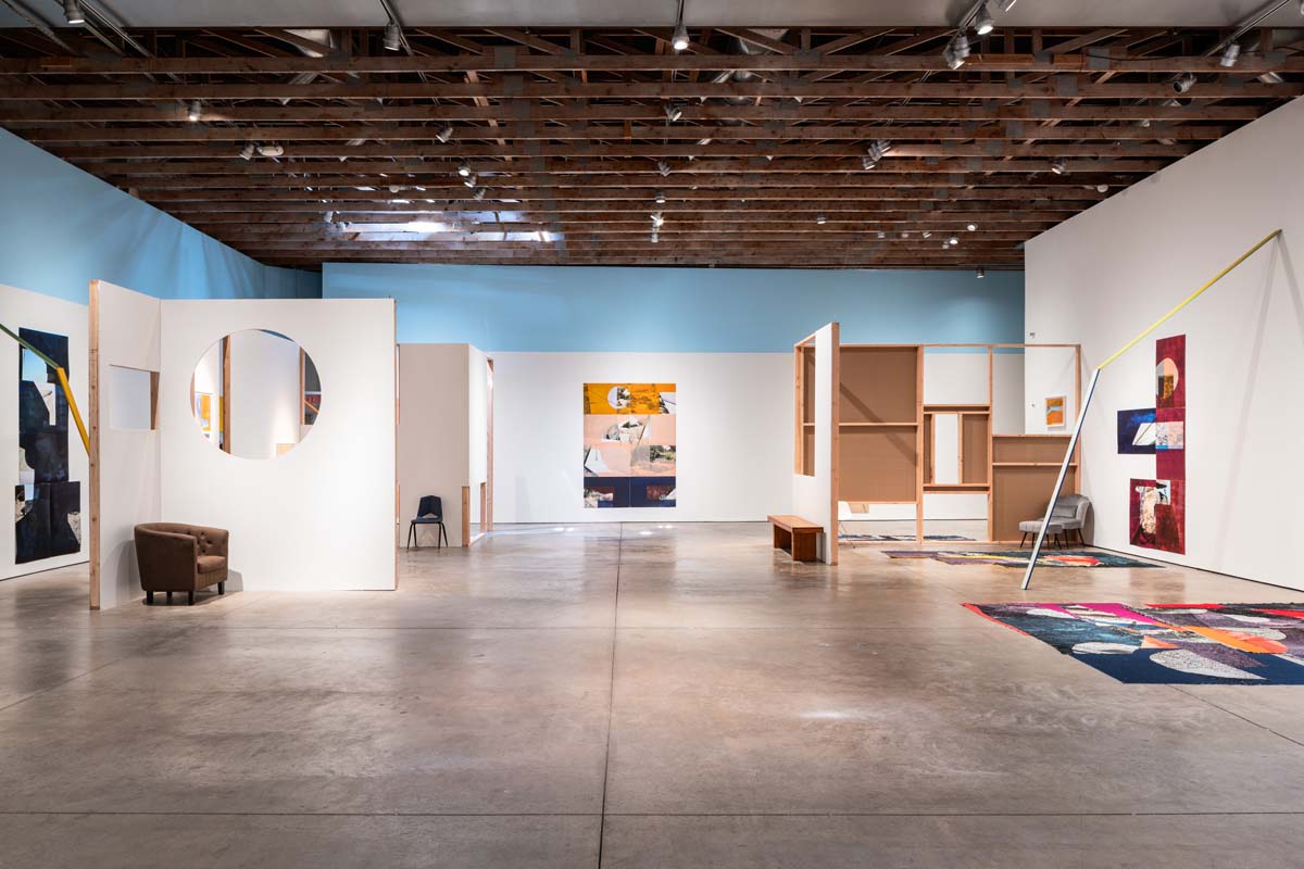 Installation view of Cybele Lyle: Floating Seeds Make Deep Forms