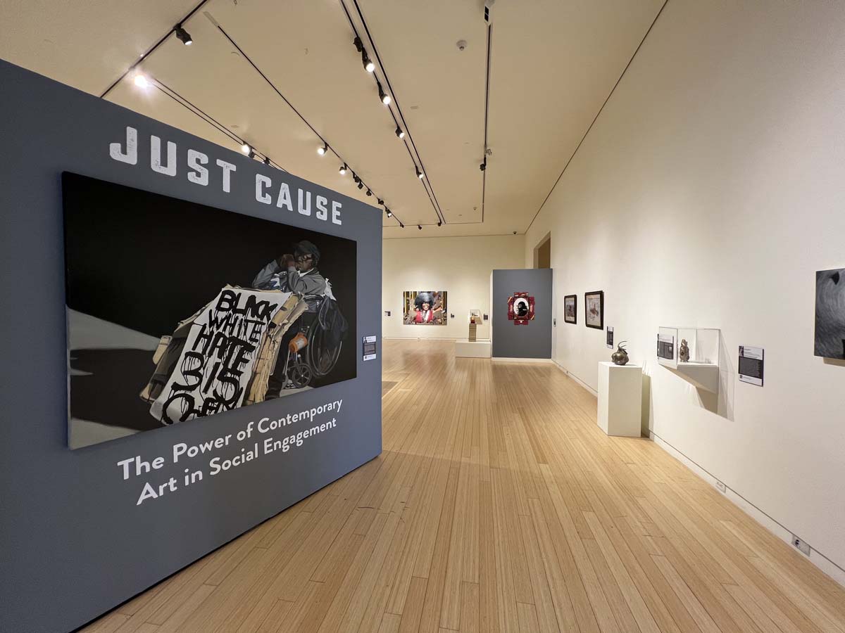 Just Cause: The Power of Contemporary Art in Social Engagement, installation view, Mesa Contemporary Arts Museum, 2023.