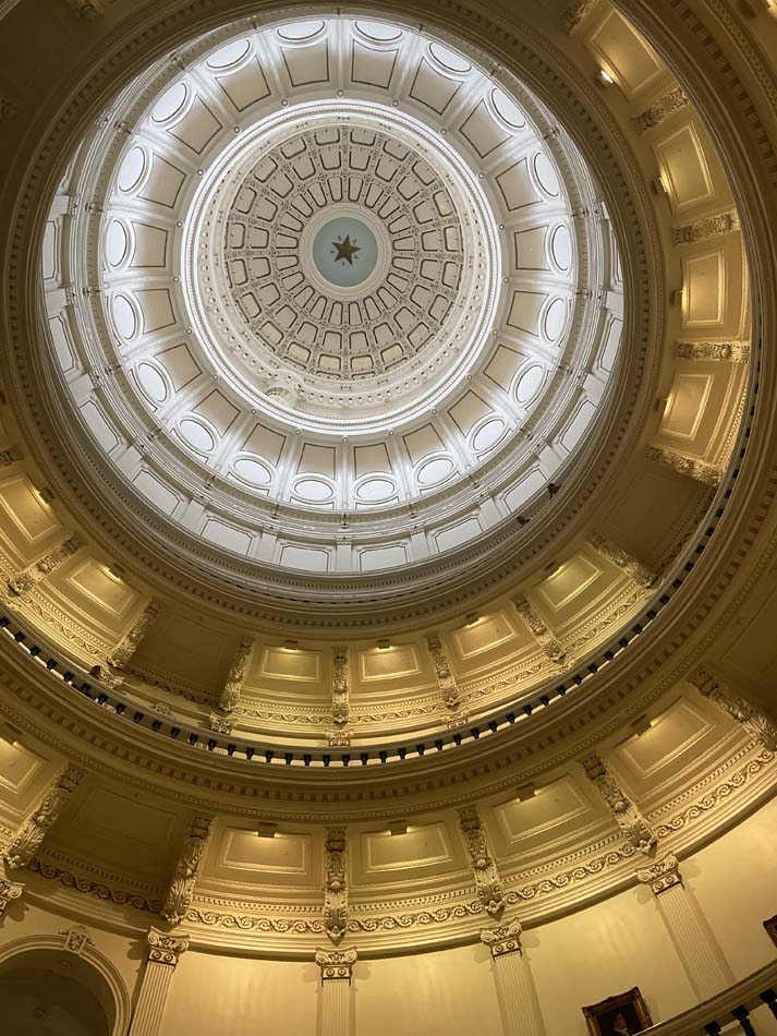 Texas Capitol rotunda. 