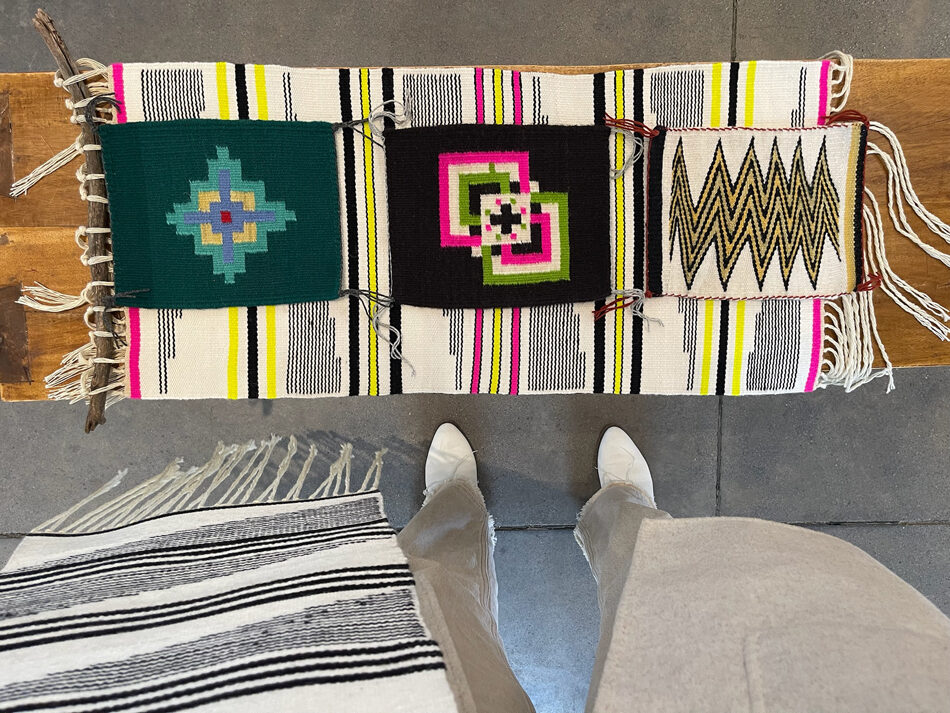 Layne Jackson Hubbard’s handwoven textiles