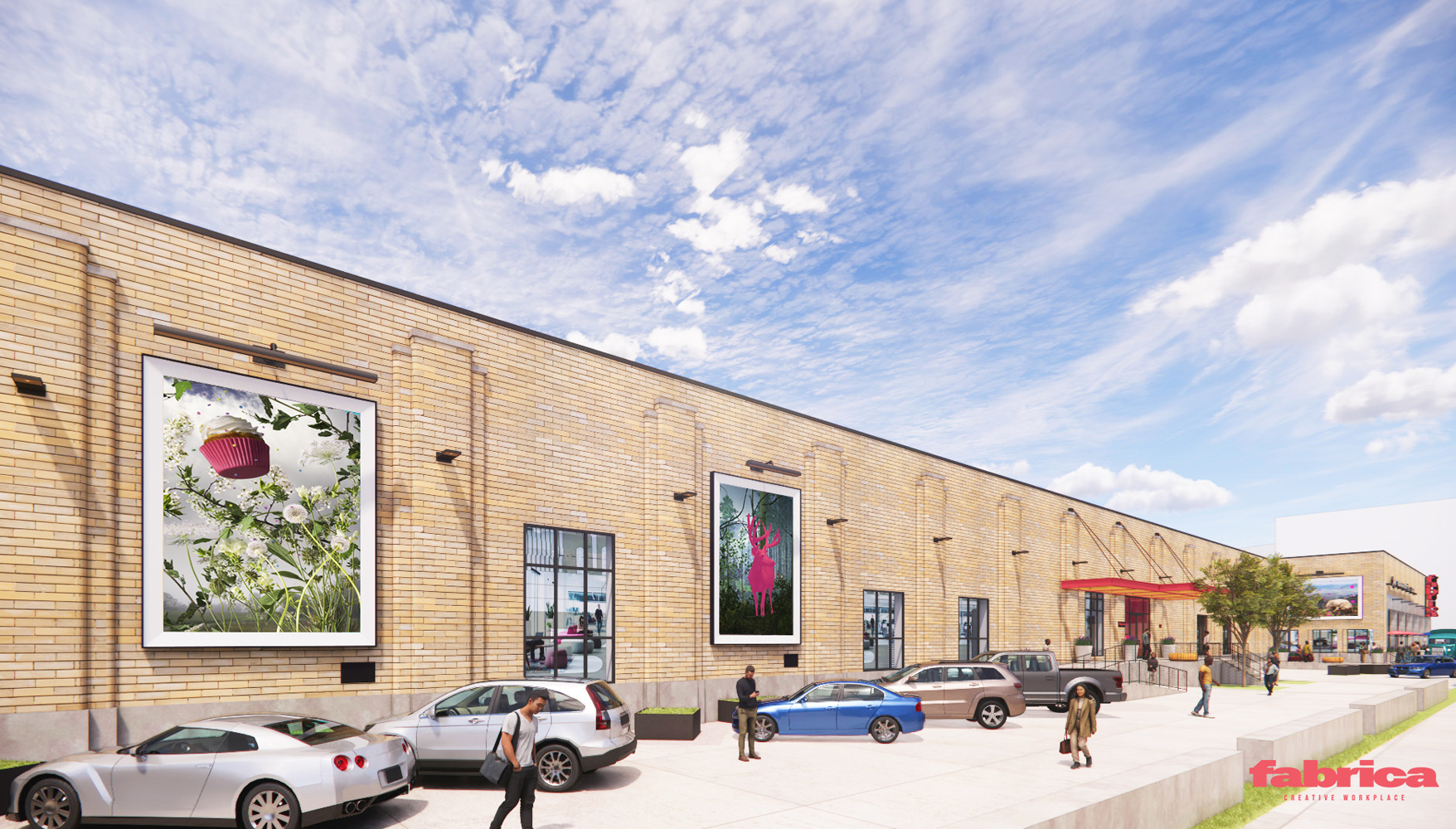 A rendering of the Fabrica building in Denver.