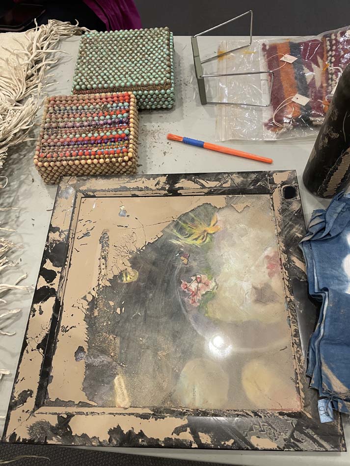 Non-collection items damaged by the flood