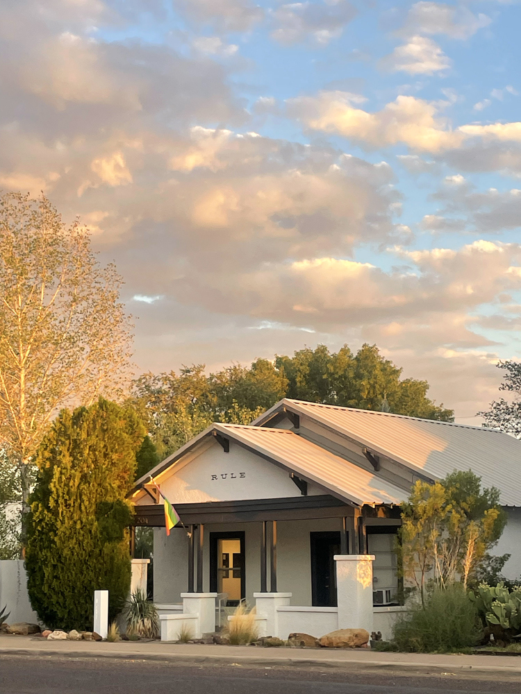Rule Gallery's Marfa location.