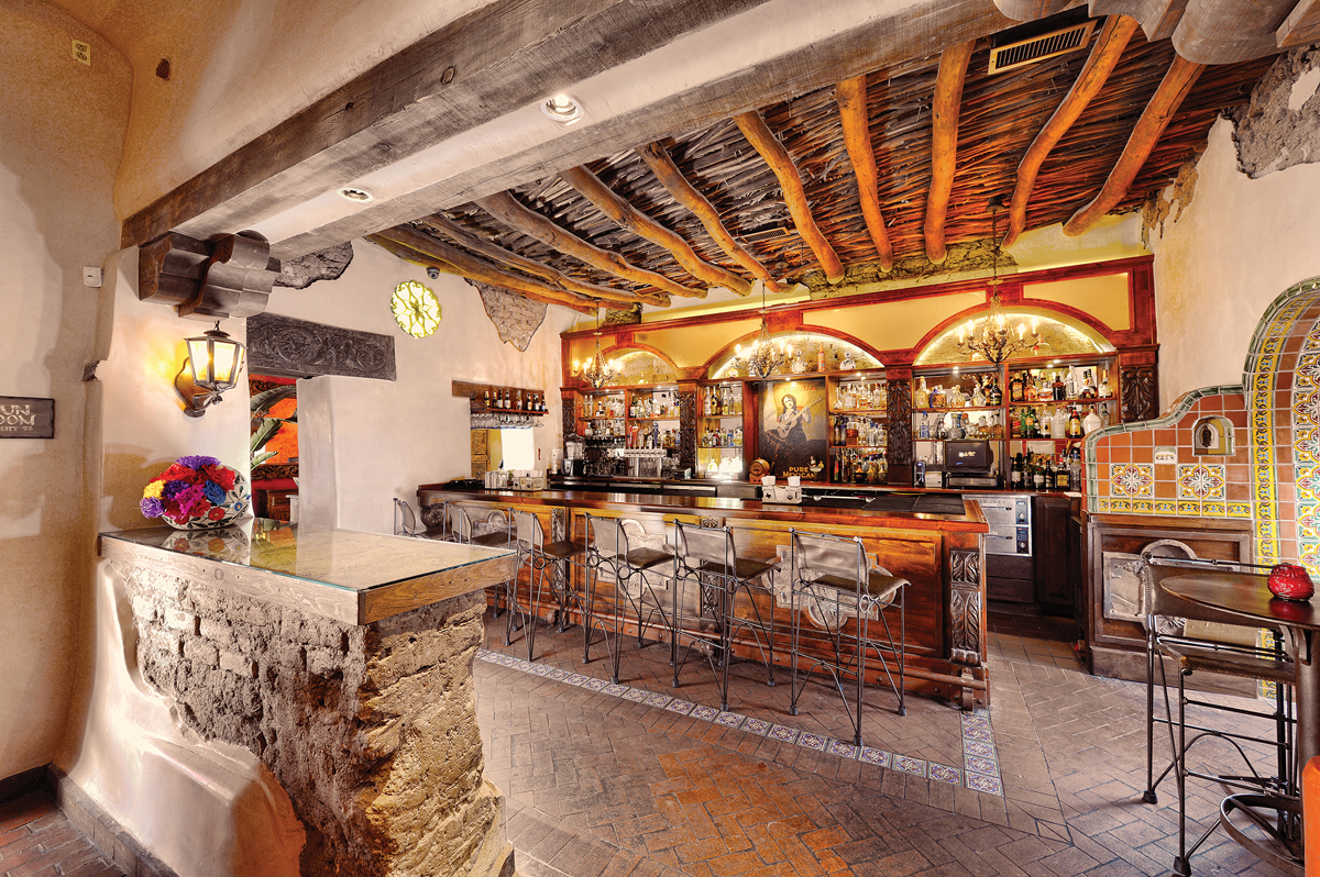 The cantina at La Posta de Mesilla in Las Cruces.