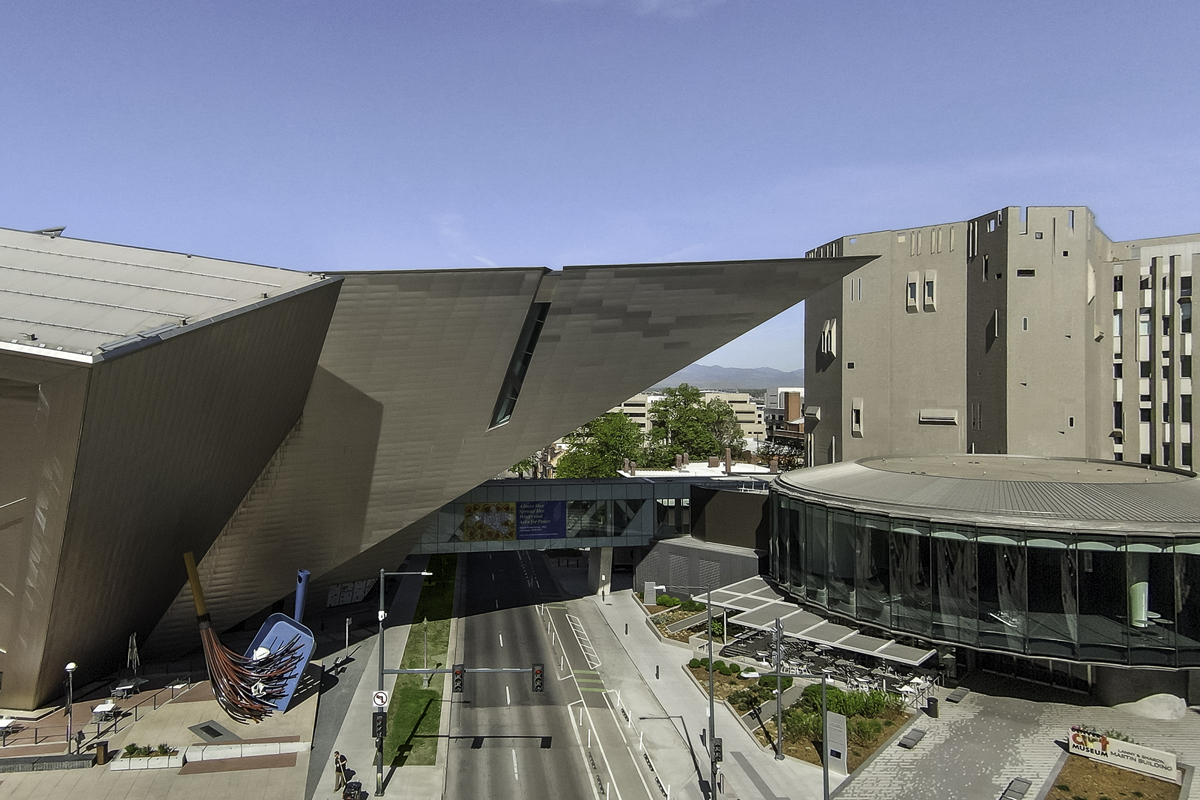 The Denver Art Museum buildings. DAM is just one of the many Southwest arts organizations facing NEA funding cuts.