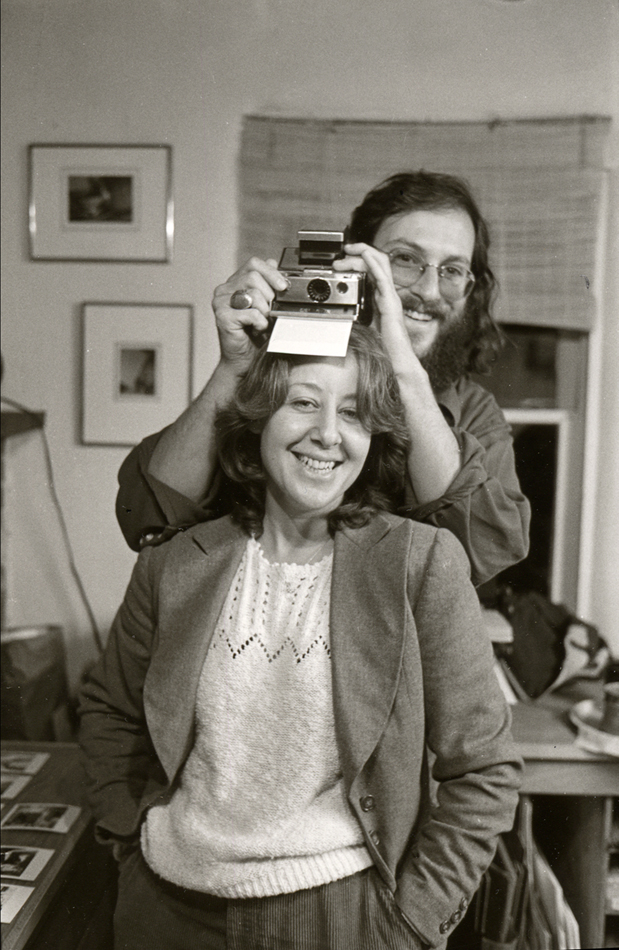 Photo of Janet Russek and David Scheinbaum by Bernard Plossu.
