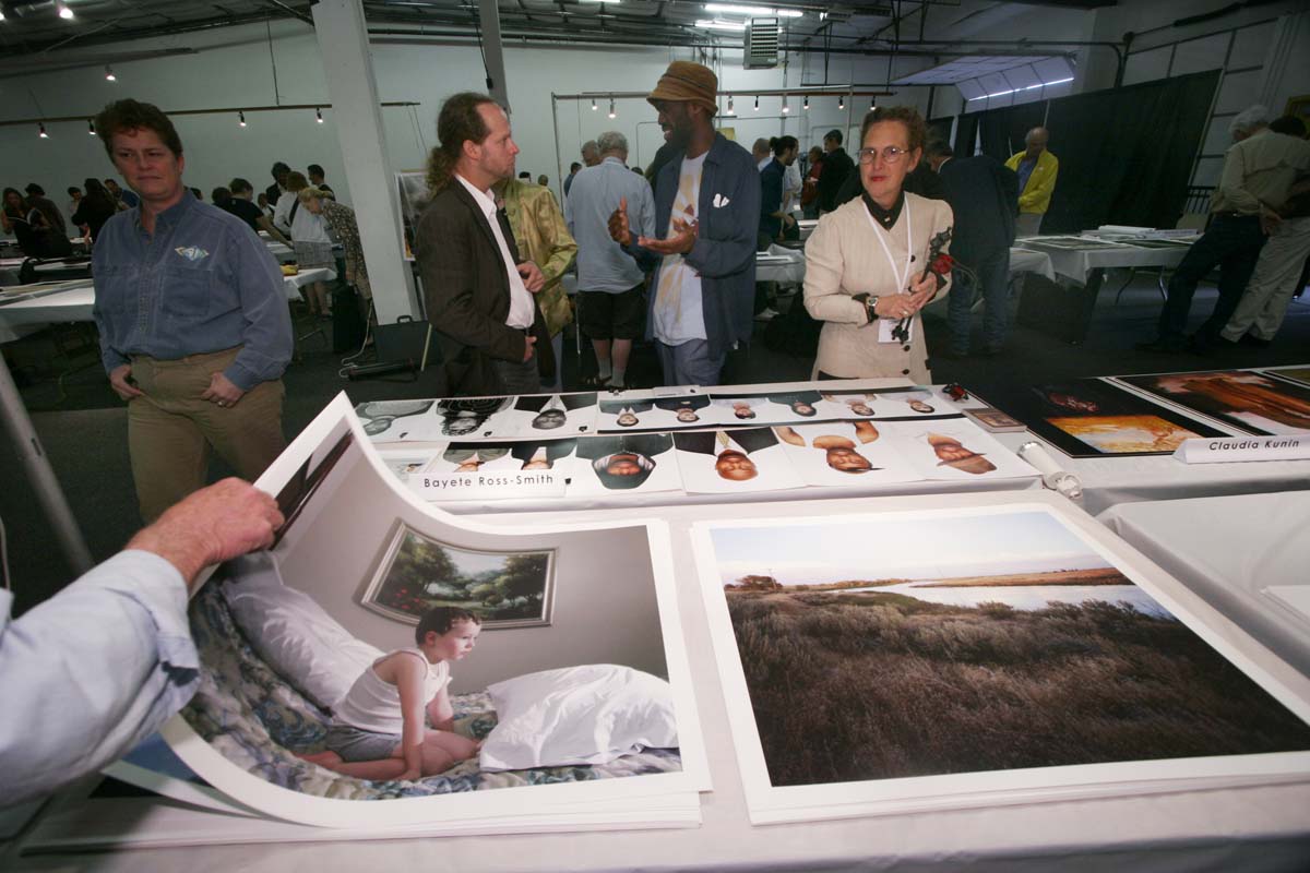 Review Santa Fe portfolio viewing at El Museo Cultural de Santa Fe, 2007.