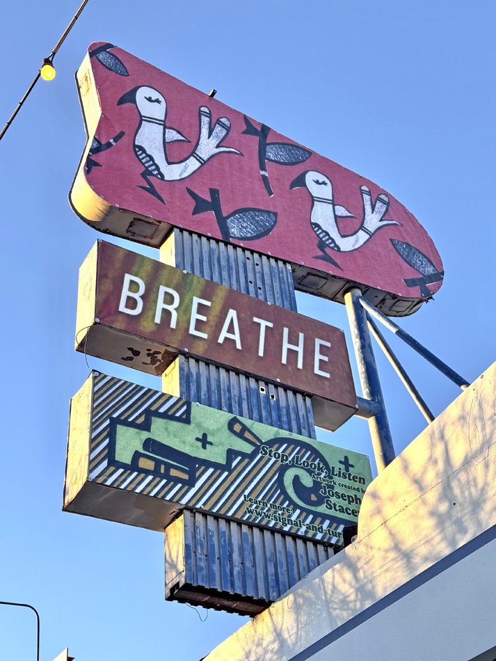 An Albuquerque sign reads