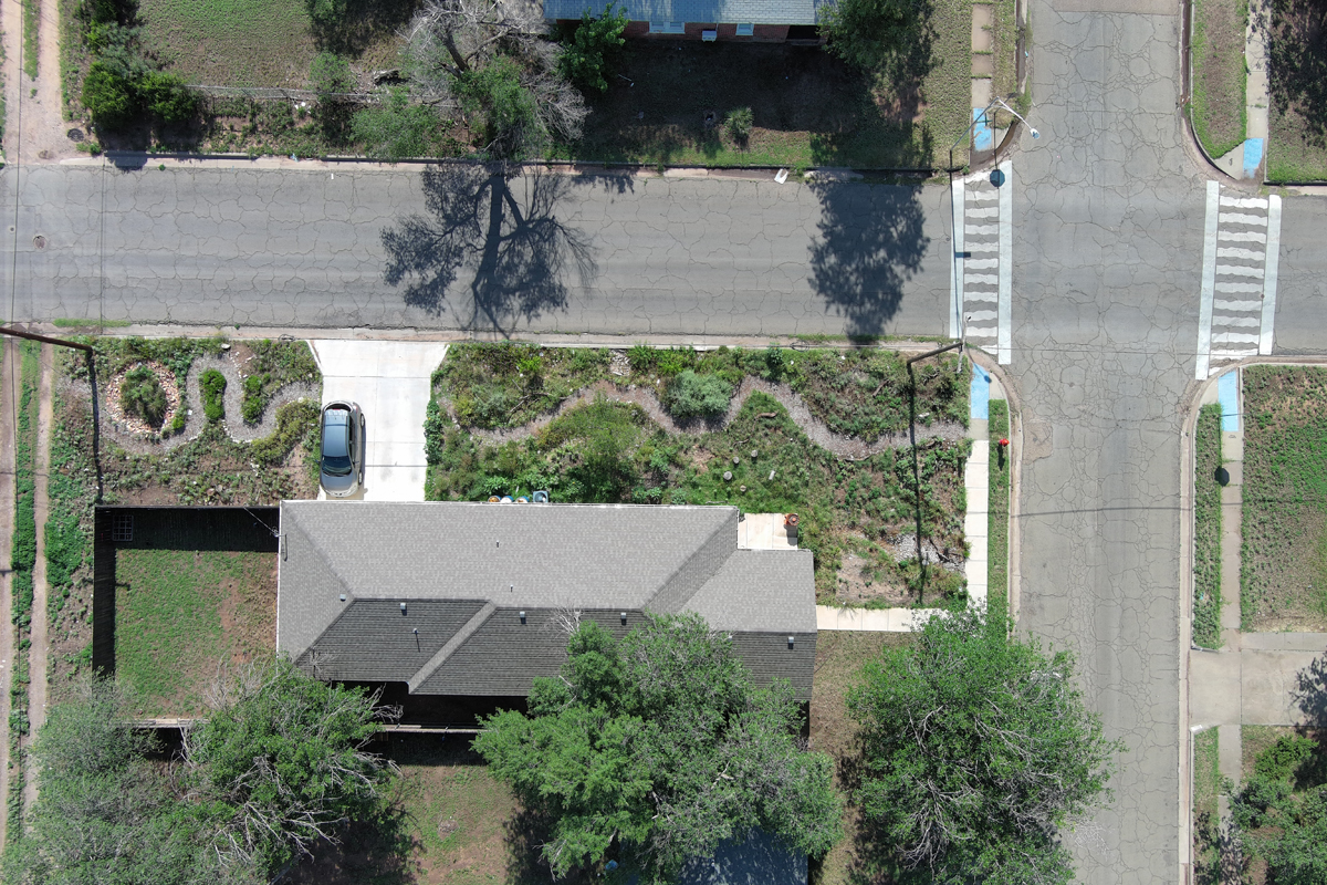 Aerial view of Lubbock, TX. The Mesquite Mile is just one of the many Southwest arts organizations facing NEA funding cuts.