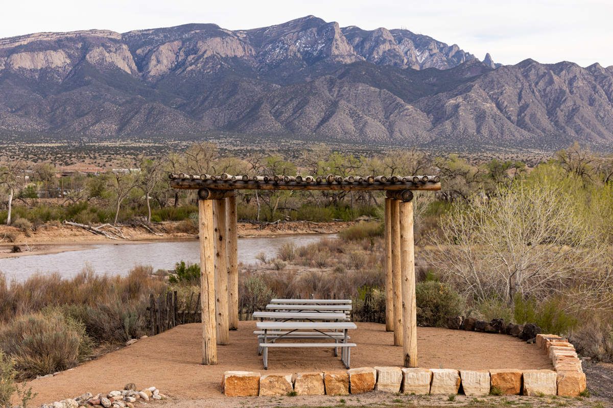 A picnic area at the Coronado Historic Site