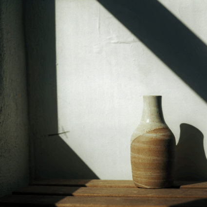 Whiskey and Clay Vase
