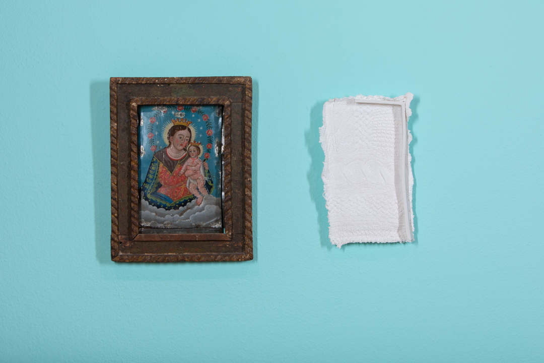 Installation by Daisy Quezada Urena that pairs a historical ex-voto with a contemporary ceramic artwork. The Santa Fe-based artist will participate in the SITE Santa Fe International, Once Within a Time.