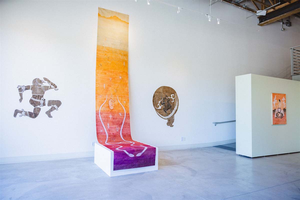 Installation view of Entering Into the Serpent