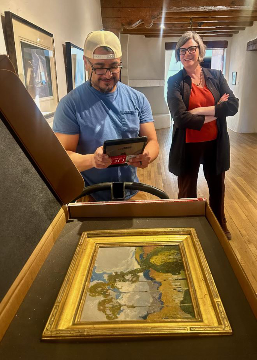 The FBI's recovery and return of two stolen paintings to a Taos museum is a top Southwest Art News June 2025 headline.